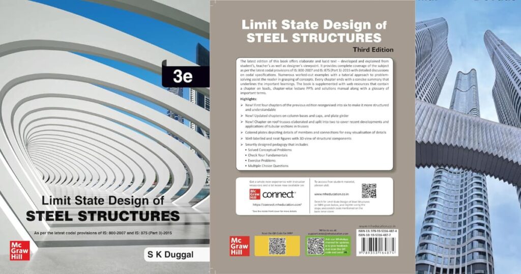 S.K. Duggal Design of Steel Structures book for GATE, ESE, and Civil Engineering preparation